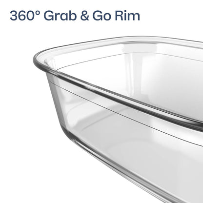 Glass Food Storage Container | Rectangular Small