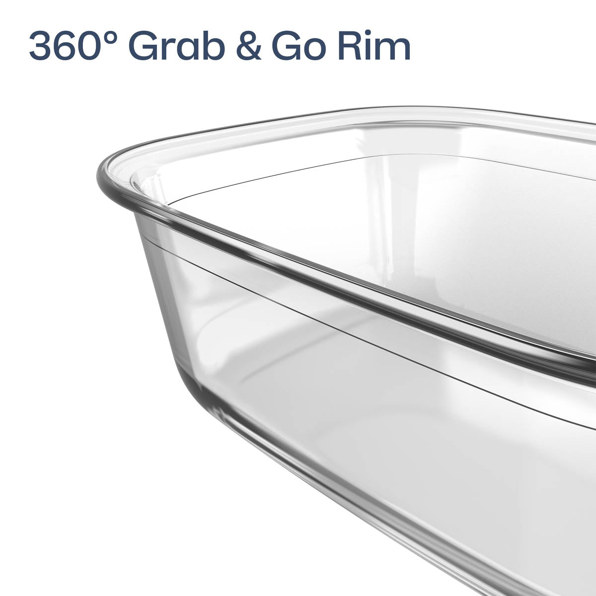 Glass Food Storage Container | Rectangular Medium