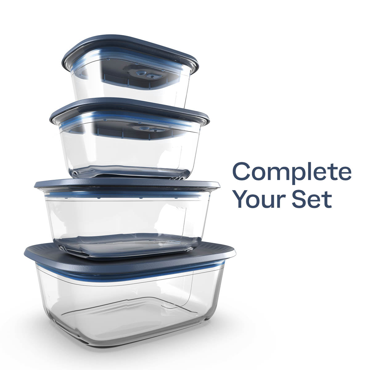 Glass Food Storage Container | Rectangular Small