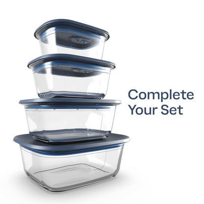 Glass Food Storage Container | Rectangular Small