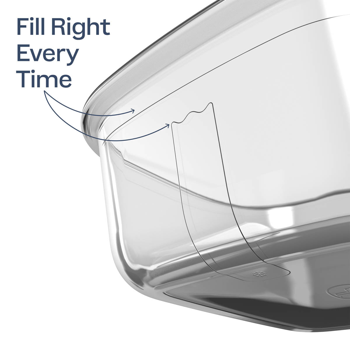 Glass Food Storage Container | Rectangular Small